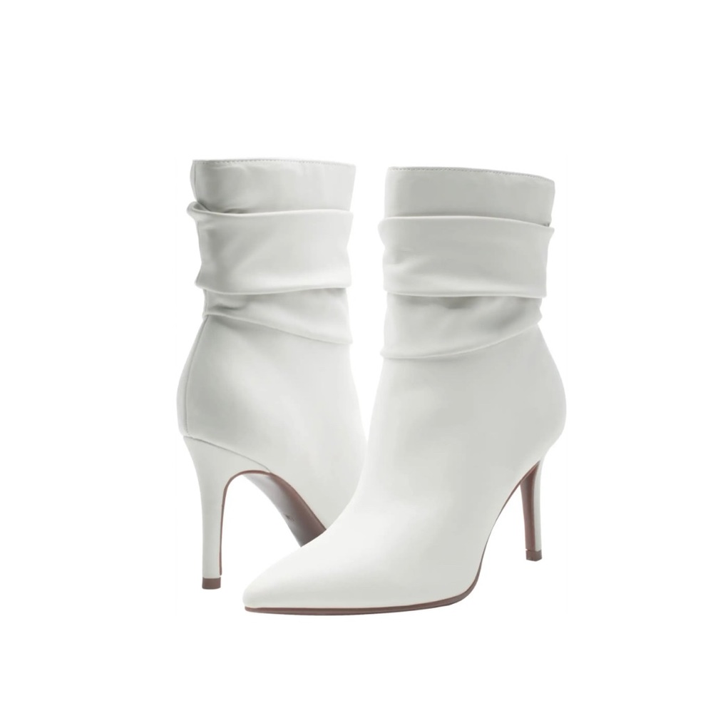 Marc Fisher Off White Slouchy Boot